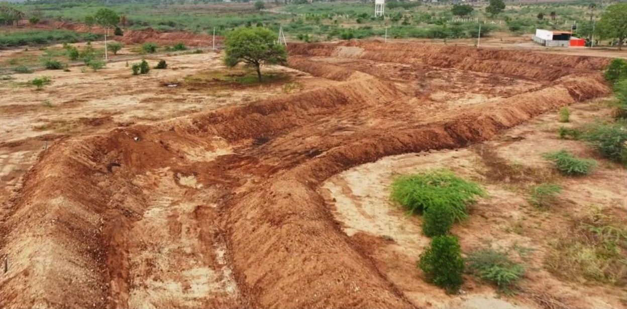 River Kousika course desilted and reshaped to recharge groundwater, Coimbatore – CSR initiative supported by SSV Agro Products